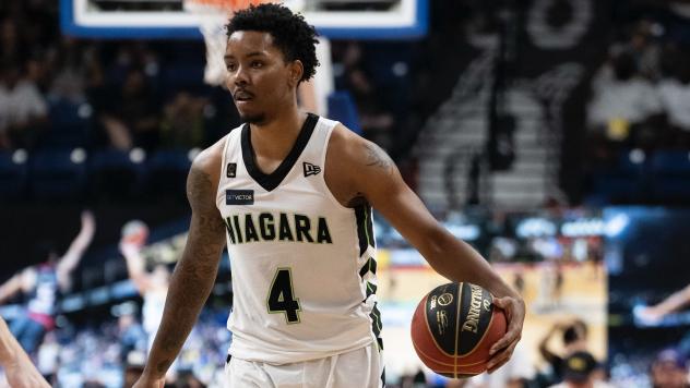 Niagara River Lions' Khalil Ahmad on game night
