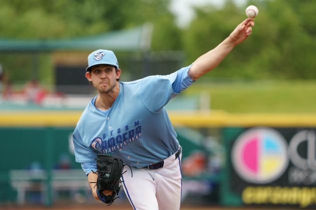 Omaha Storm Chasers pitcher Daniel Lynch IV