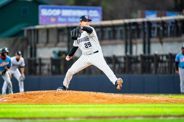 Hudson Valley Renegades pitcher Trent Sellers