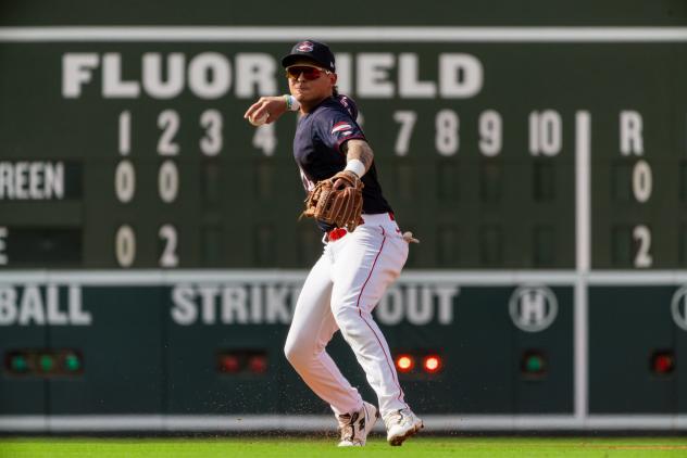 Greenville Drive infielder Mikey Romero