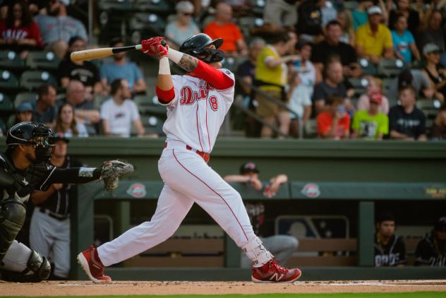 Greenville Drive infielder Mikey Romero