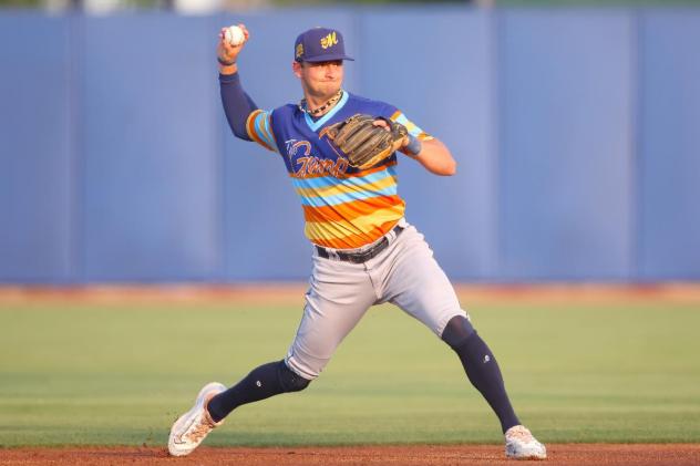 Montgomery Biscuits' Nate Dahle in action