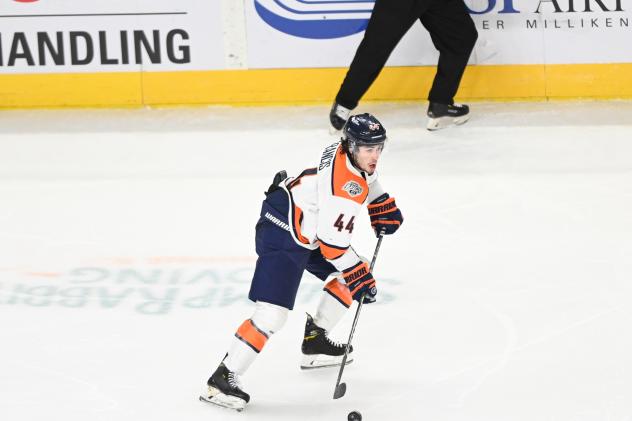 Forward Ryan Francis with the Greenville Swamp Rabbits