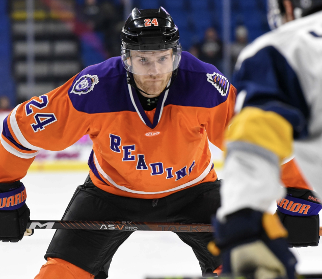 Jacob Gaucher with the Reading Royals