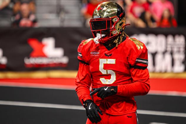 Vegas Knight Hawks defensive back Bryce Hampton