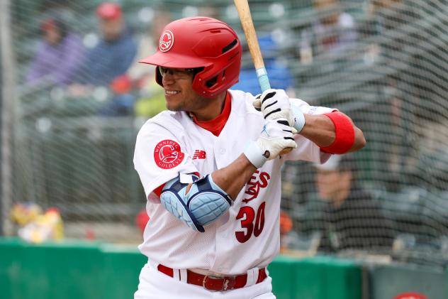Kevin Garcia of the Winnipeg Goldeyes