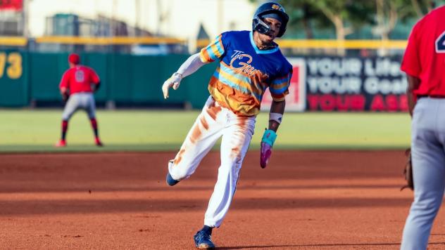 Montgomery Biscuits' Chandler Simpson on game night