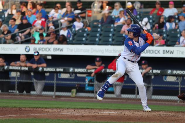 Syracuse Mets' Brett Baty at bat