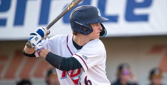 St. Cloud Rox' Camden Kaufman at bat
