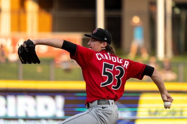 Indianapolis Indians pitcher Bubba Chandler