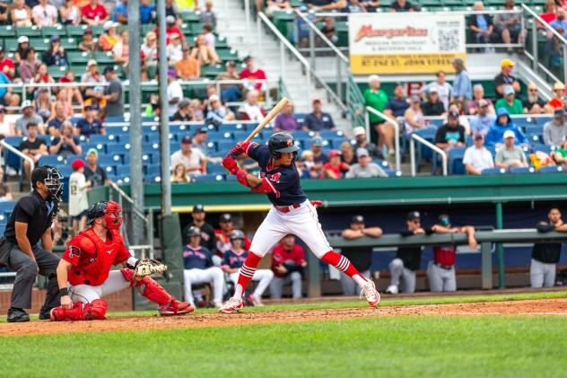 Portland Sea Dogs infielder Kristian Campbell