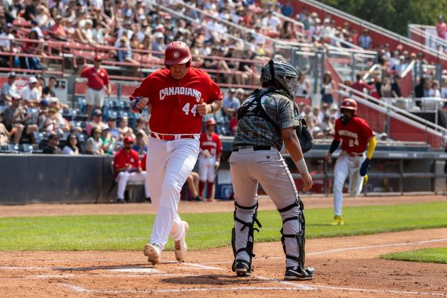 Vancouver Canadians first baseman Peyton Williams