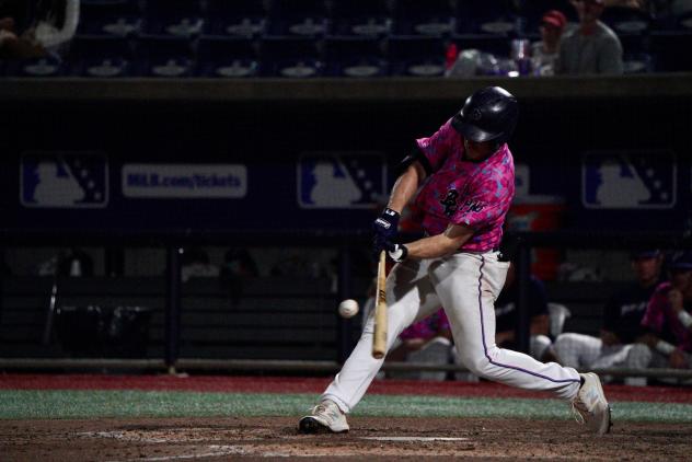Pensacola Blue Wahoos at bat