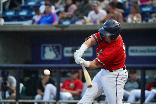 Pensacola Blue Wahoos at bat