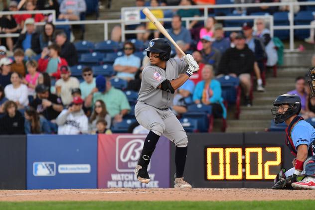 Somerset Patriots' Anthony Seigler on game night
