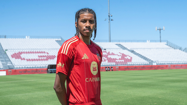 Phoenix Rising attacking winger Jearl Margaritha