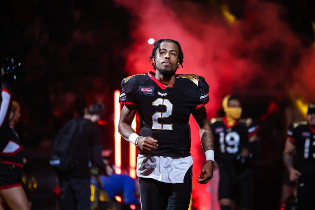 Vegas Knight Hawks quarterback Ja'Rome Johnson