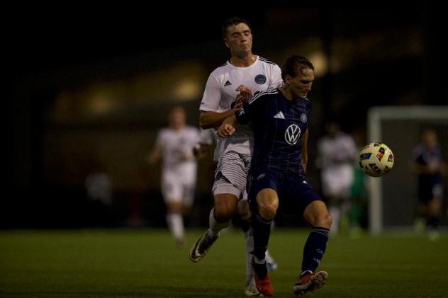 Chattanooga FC battles for the ball