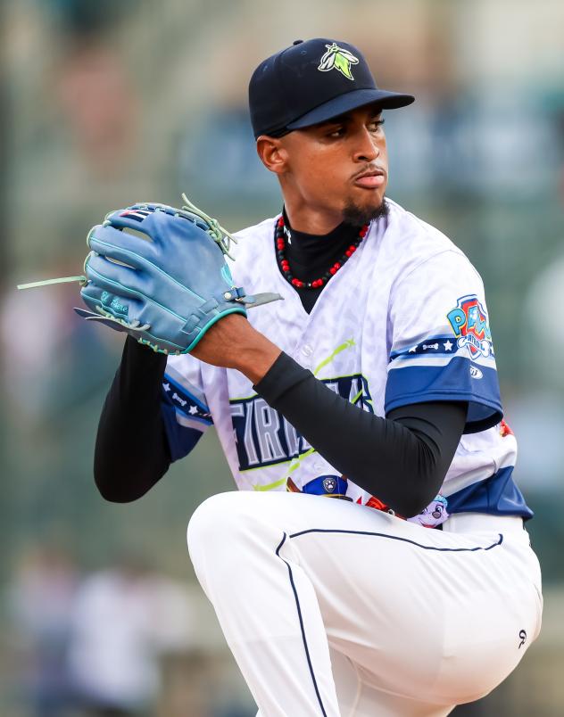 Columbia Fireflies pitcher Felix Arronde