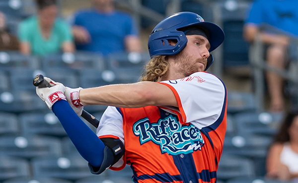 Tulsa Drillers' Noah Miller at bat