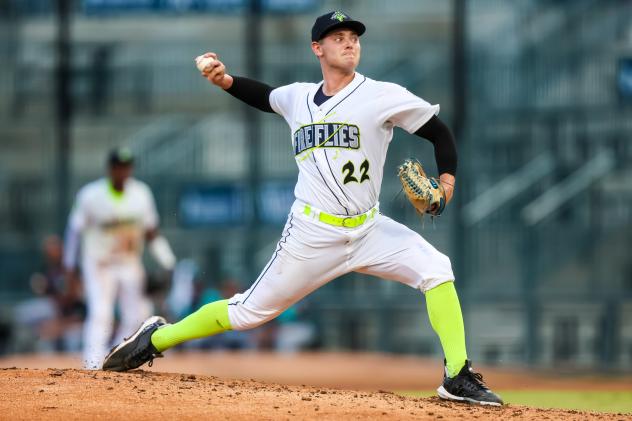 Columbia Fireflies pitcher Logan Martin