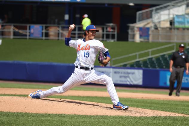 Syracuse Mets pitcher Shintaro Fujinami