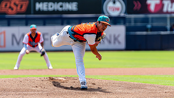Tulsa Drillers pitcher Chris Campos