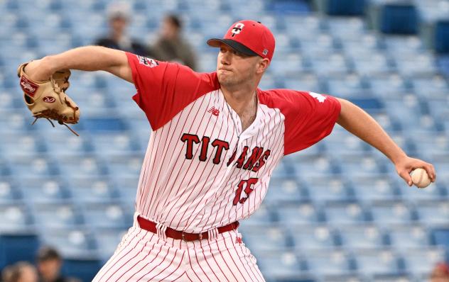 Ottawa Titans pitcher CJ Blowers