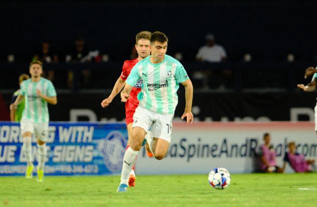 FC Tulsa forward Stefan Stojanovic