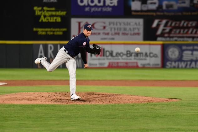 Somerset Patriots' Bailey Dees on the mound