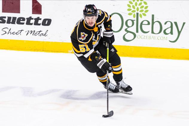 Wheeling Nailers forward Jordan Martel