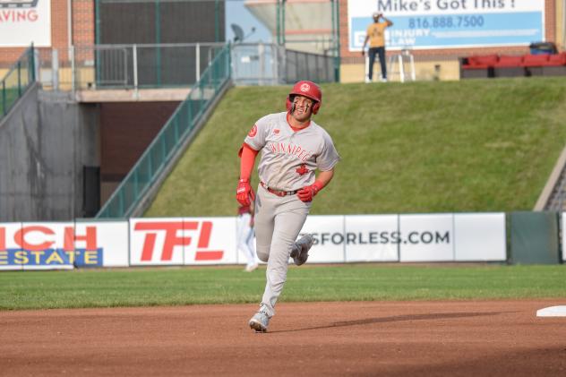 Dayson Croes of the Winnipeg Goldeyes