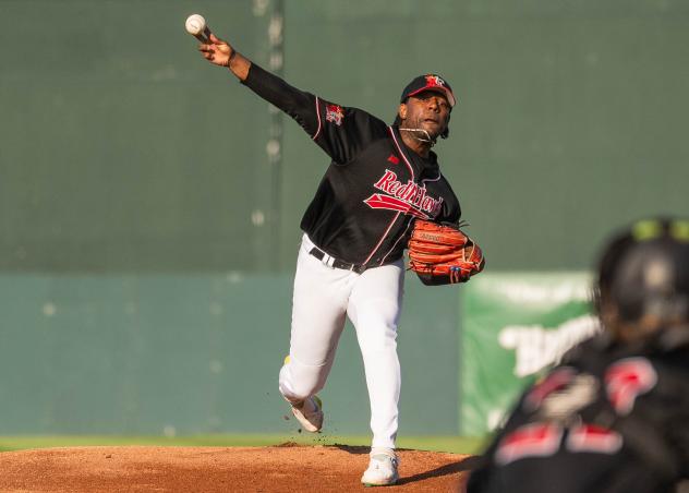 Fargo-Moorhead RedHawks' Nile Ball in action