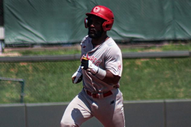 Miles Simington of the Winnipeg Goldeyes