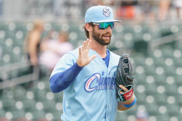 Omaha Storm Chasers outfielder Tyler Gentry