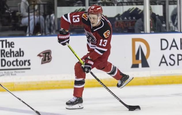 Forward Jimmy Soper with the Rapid City Rush