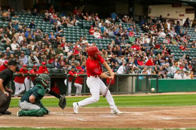 Max Murphy of the Winnipeg Goldeyes