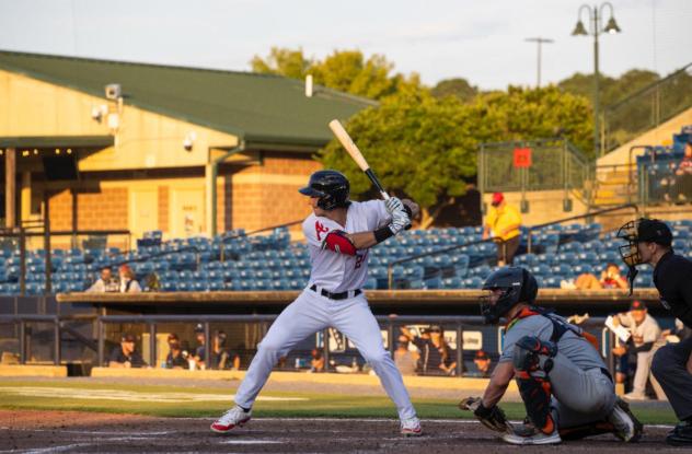 Rome Emperors first baseman Justin Janas