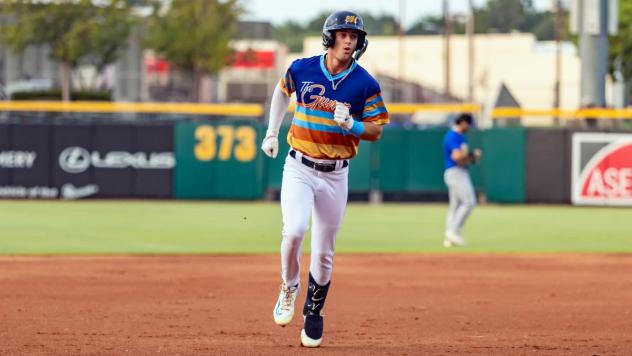 Montgomery Biscuits on the basepaths