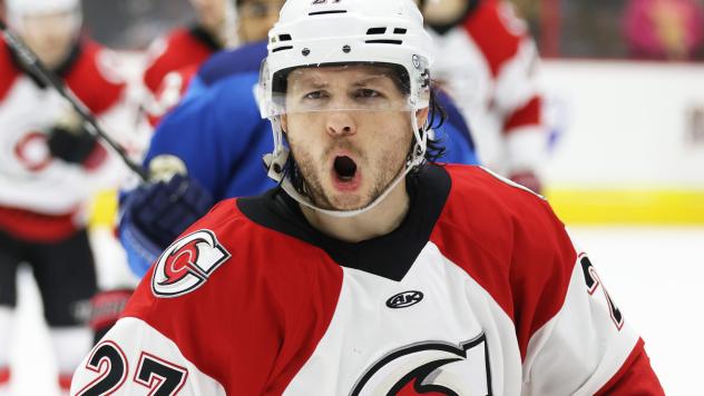Forward Patrick Polino with the Cincinnati Cyclones