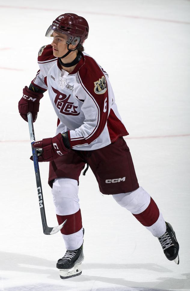 Grayden Strohack of the Peterborough Petes