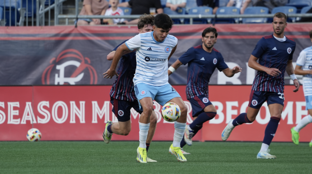 Chicago Fire FC II battle New England Revolution II