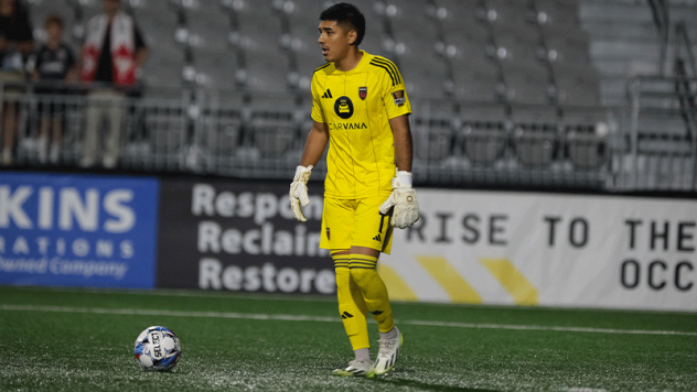 Phoenix Rising FC's Rocco Rios Novo on the field