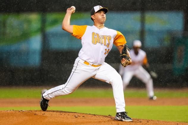 Columbia Fireflies pitcher Jonatan Bernal