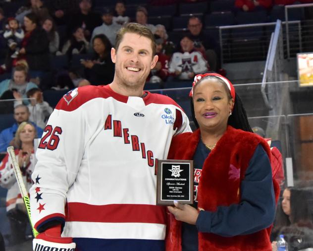 Allen Americans forward Spencer Asuchak
