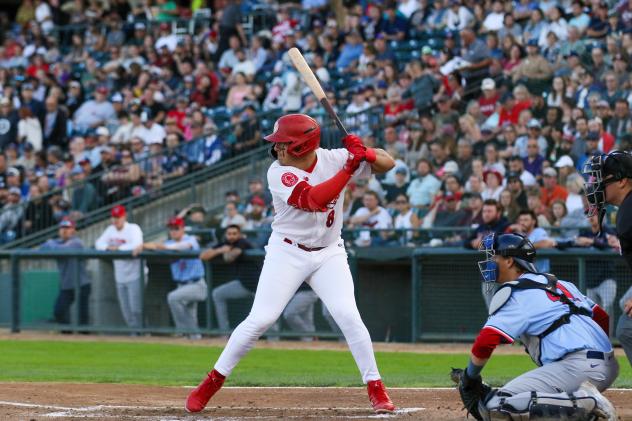 Winnipeg Goldeyes infielder Dayson Croes