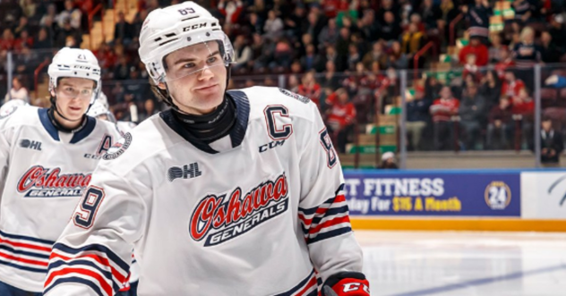 Stuart Rolofs with the Oshawa Generals
