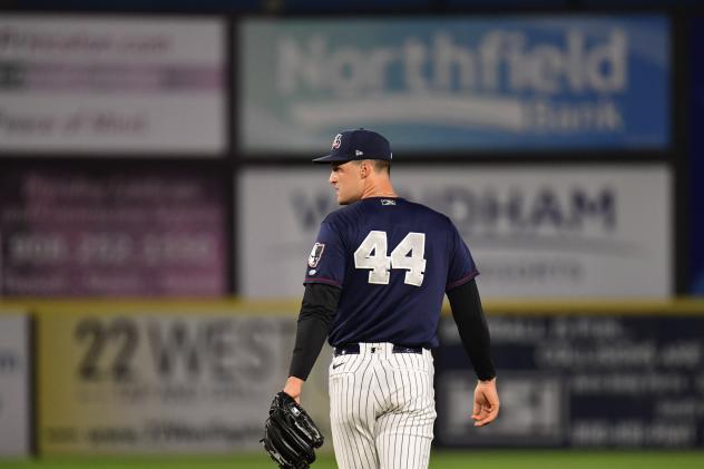 Somerset Patriots' Bailey Dees on game night