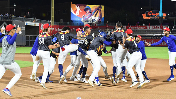 Tulsa Drillers celebrate win