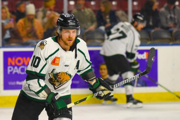 Utah Grizzlies defenseman James Shearer